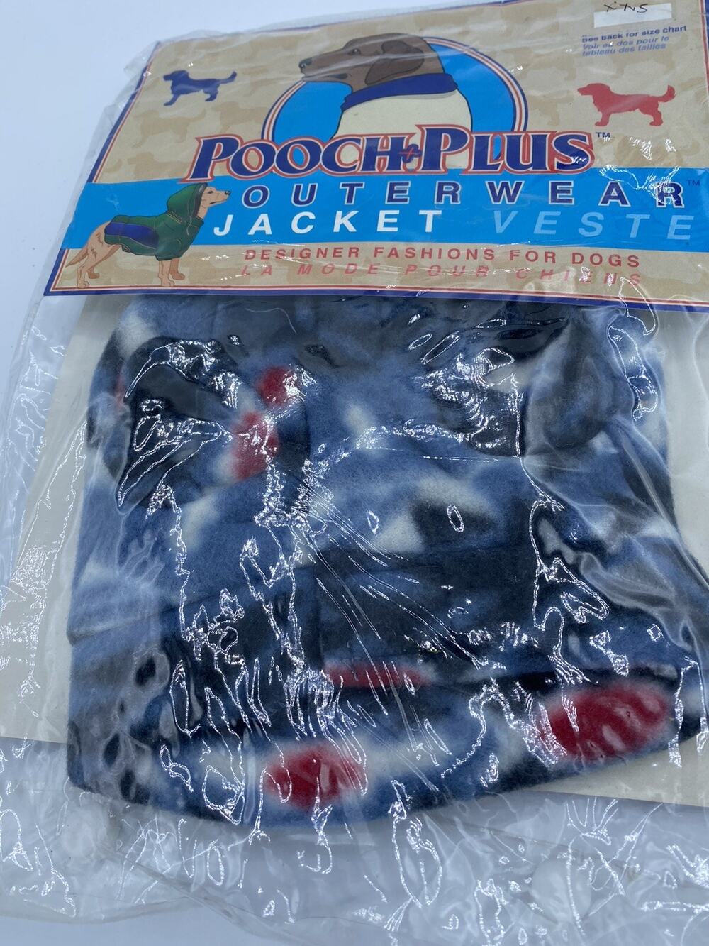 XX-SMALL DOG JACKET STEPPING OUT & POOCH-PLUS